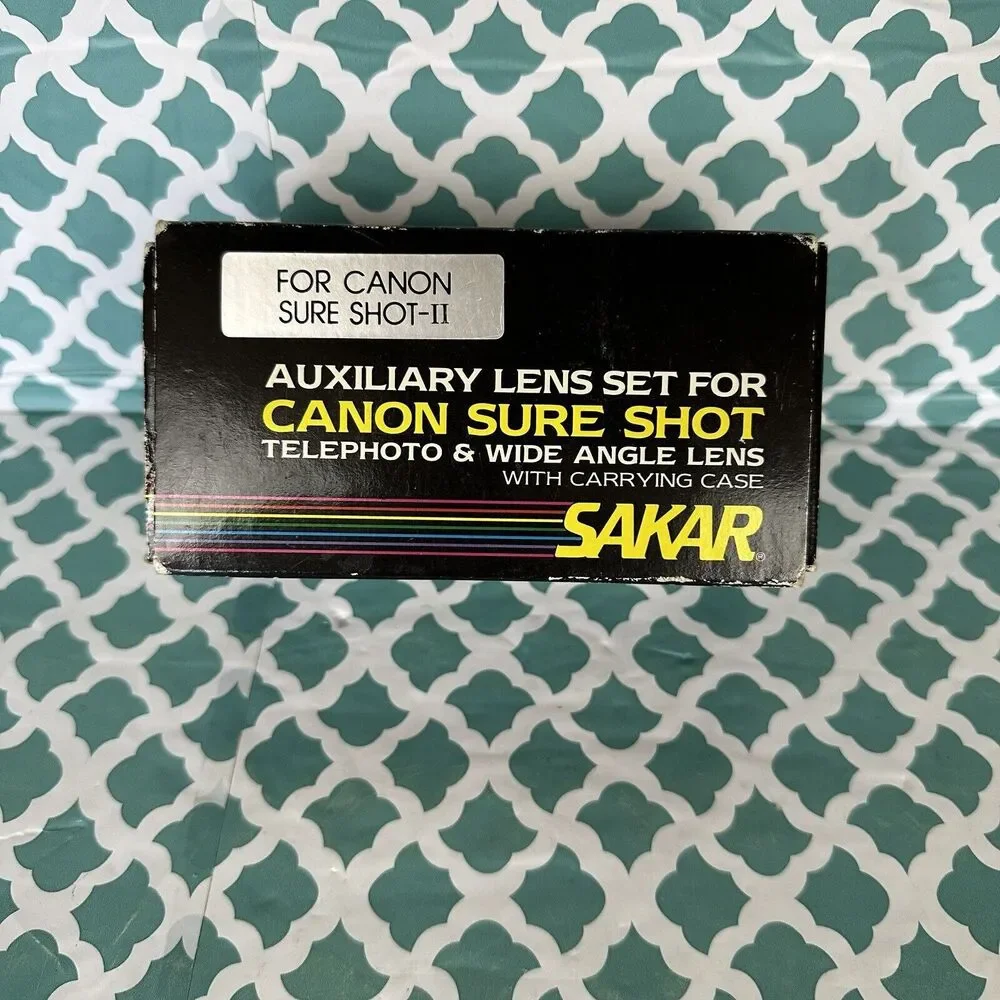 Sakar Vintage Camera Lens Lot of‎ Wide Angle & Telephoto Teleconverter AF35M II